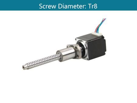 stepper motor with ball screw