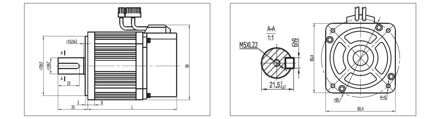 ac servo motor 1hp