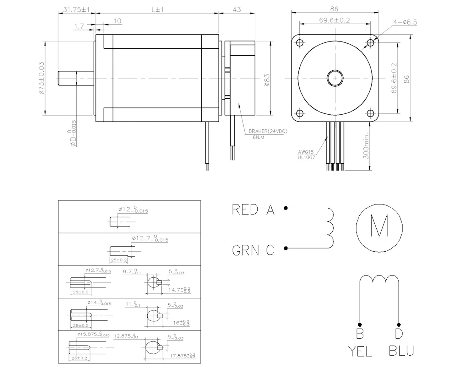 nema 34 stepper motor