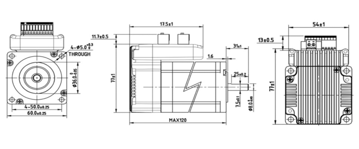 jmc integrated stepper motor