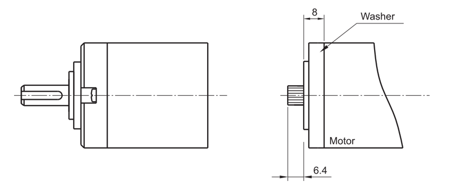 dc geared motor