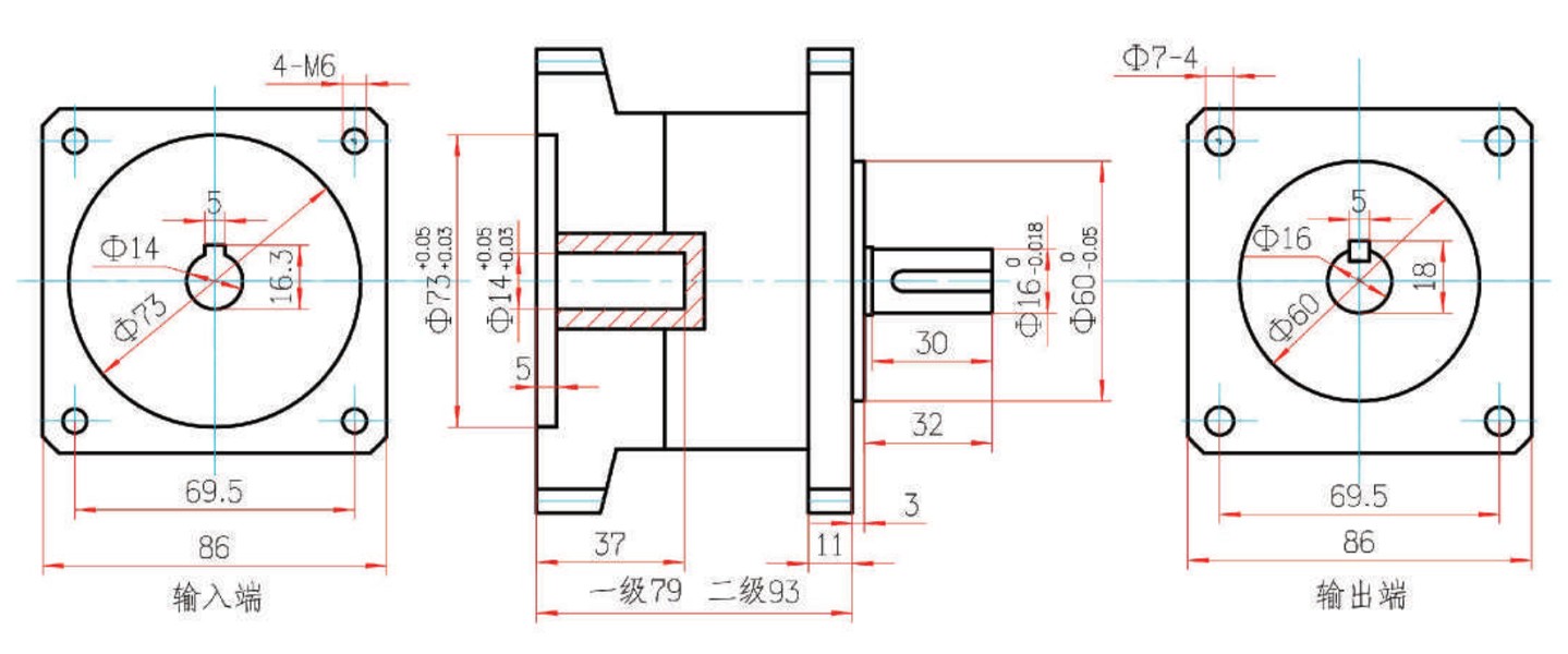 stepper motor with planetary gearbox