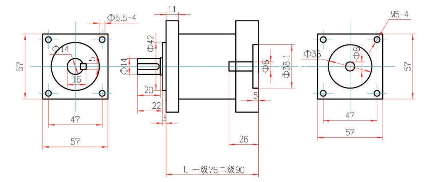 nema 23 stepper motor with gearbox