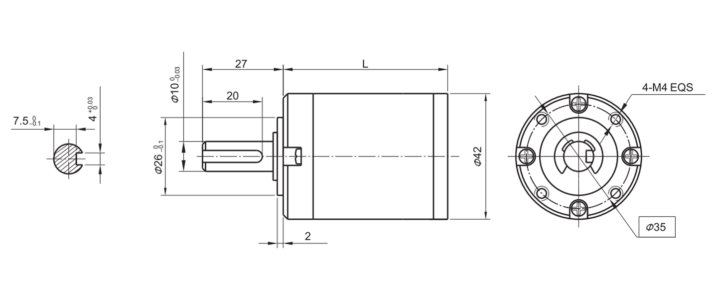 24v dc geared motor