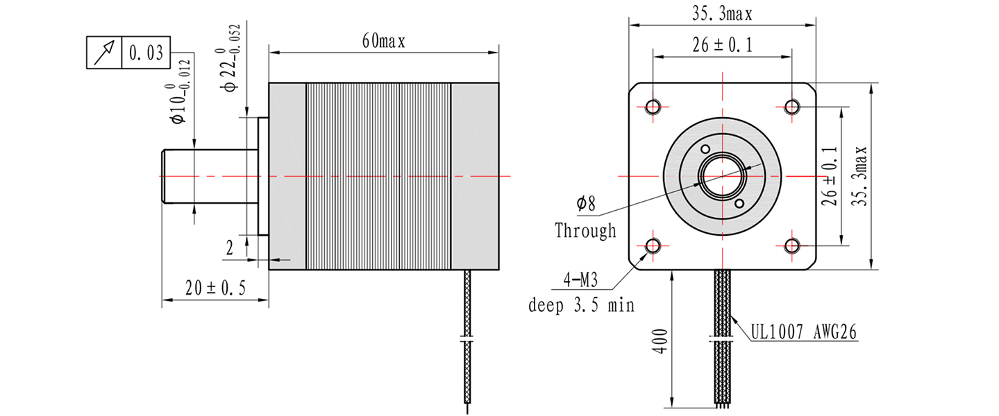 35mm stepper motor