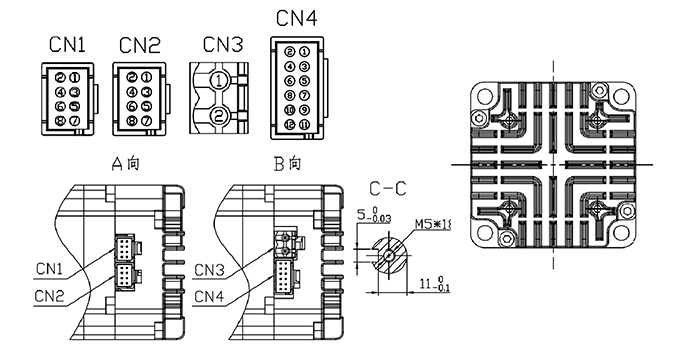 24v integrated dc motor