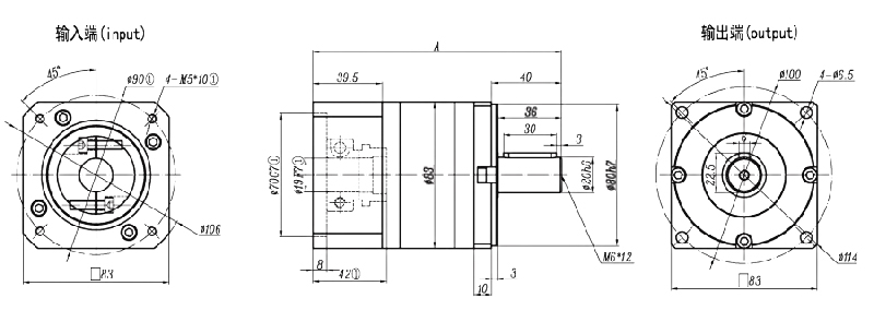 Planetary gearbox for bldc motor